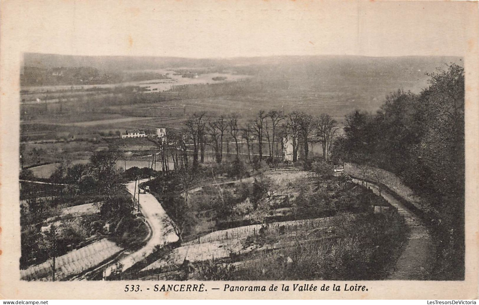 FRANCE - Sancerre - Panoama De La Vallée De La Loire - Carte Postale Ancienne - Sancerre