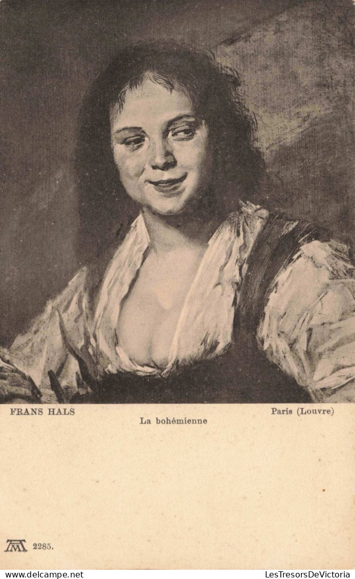 ARTS - Peintures - Frans Hals - La Bohémienne - Paris Louvre - Carte Postale Ancienne - Malerei & Gemälde