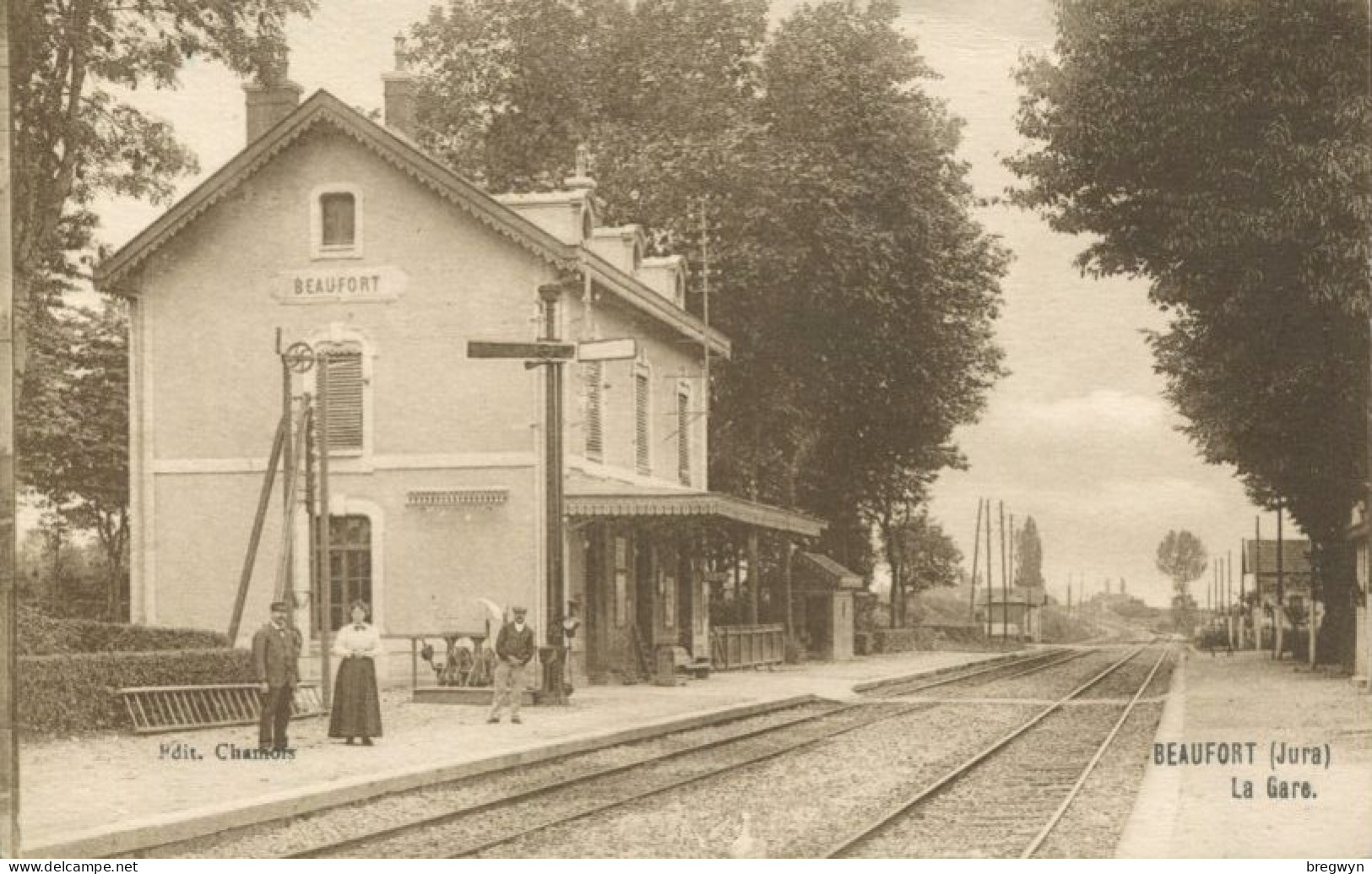 39 - CPA Beaufort - La Gare - Beaufort