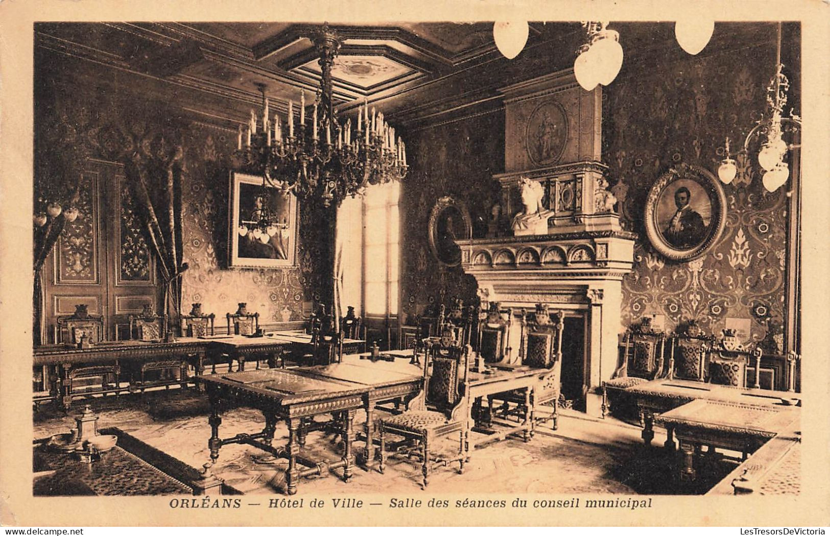 FRANCE - Orléans - Hôtel De Ville - Salle Des Séances Du Conseil Municipal - Carte Postale Ancienne - Orleans