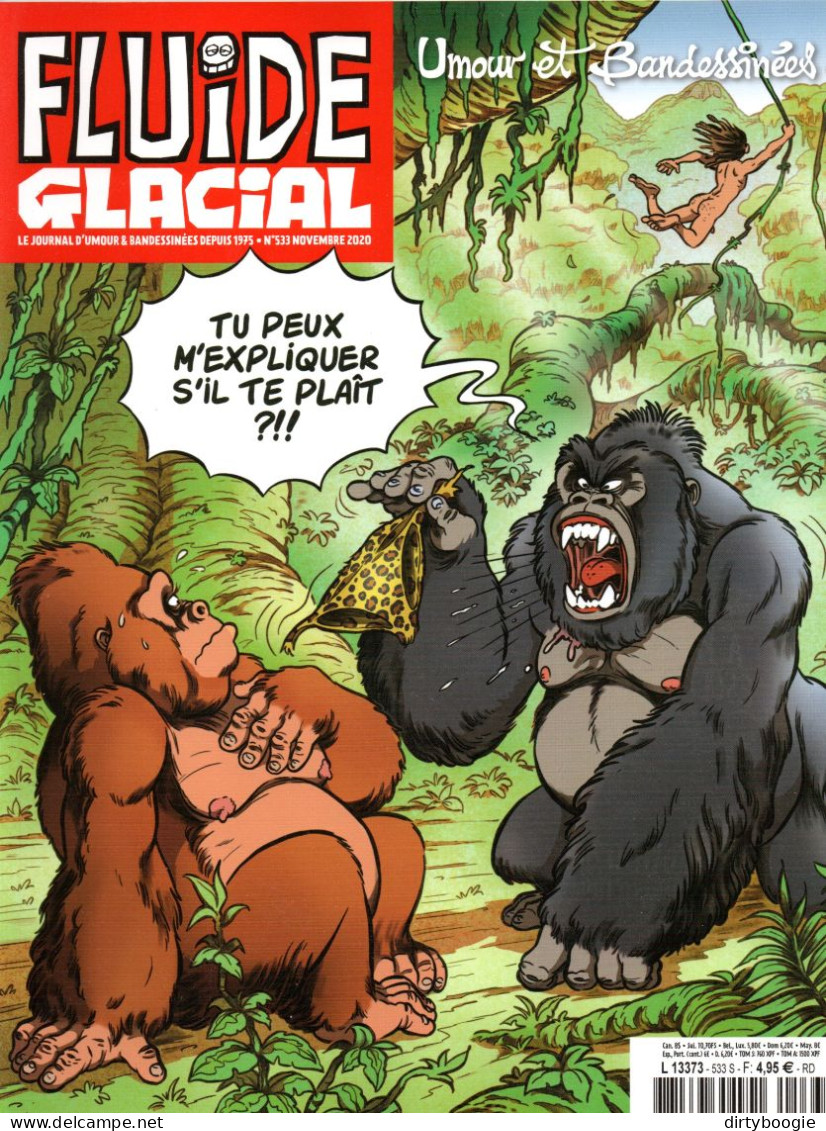 Fluide Glacial N° 533 - Novembre 2020 - Diego Aranega - Gaudelette - Thiriet - Hugot - Bouzard - Fluide Glacial