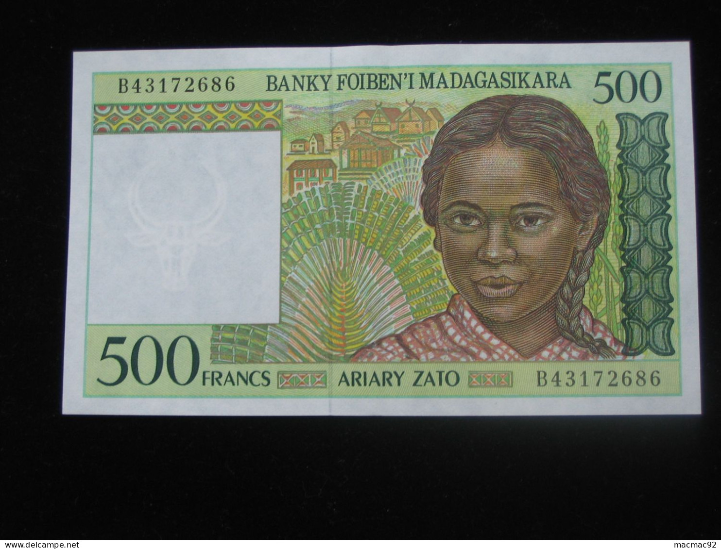 500 Francs 1994 - Ariary  Zato - MADAGASCAR  **** EN ACHAT IMMEDIAT ****  Proche Du Neuf !! - Madagaskar