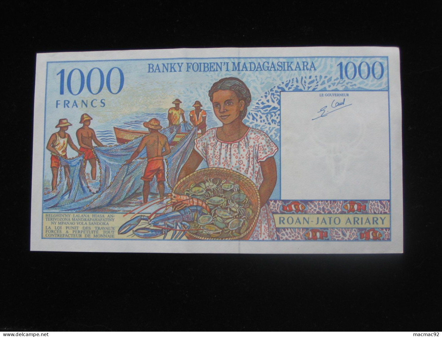 MADAGASCAR - 1000 Francs 1994 - Roan-Jato Ariary  **** EN ACHAT IMMEDIAT ****  Proche Du Neuf !! - Madagascar