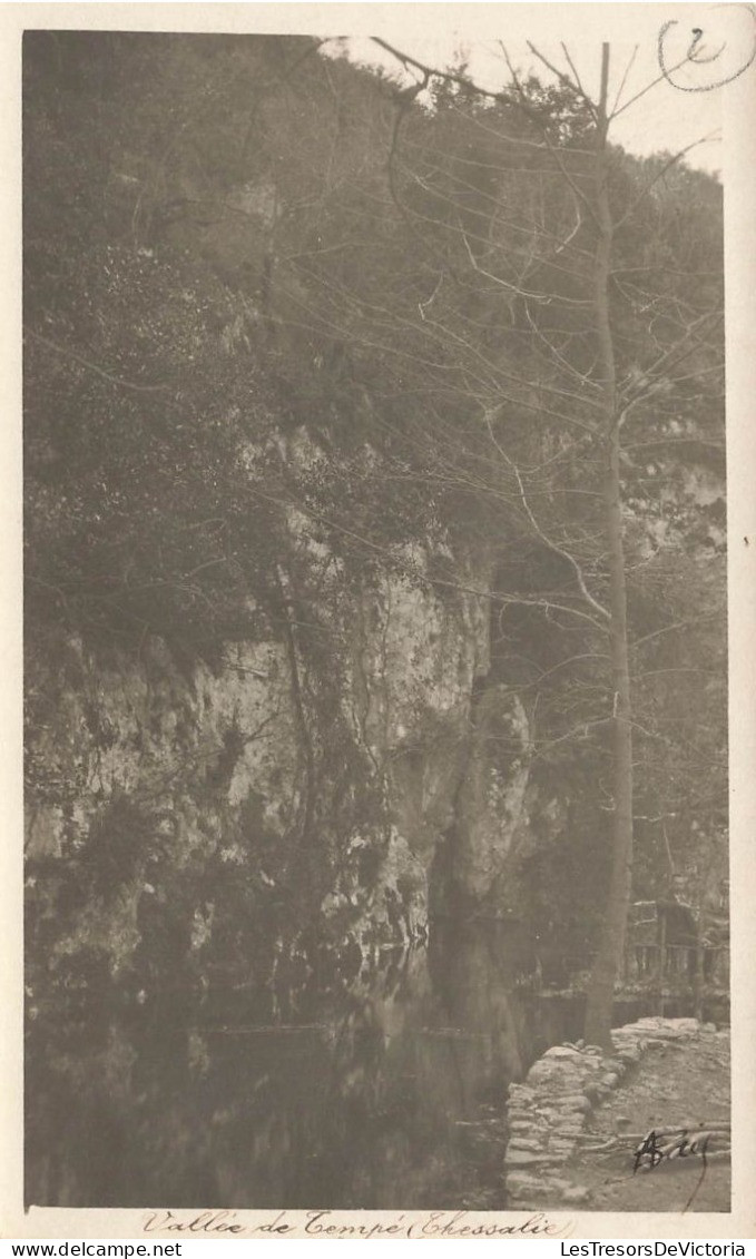 GRECE - Vallée De Tempée (Thessalie) - Carte Postale Ancienne - Grecia