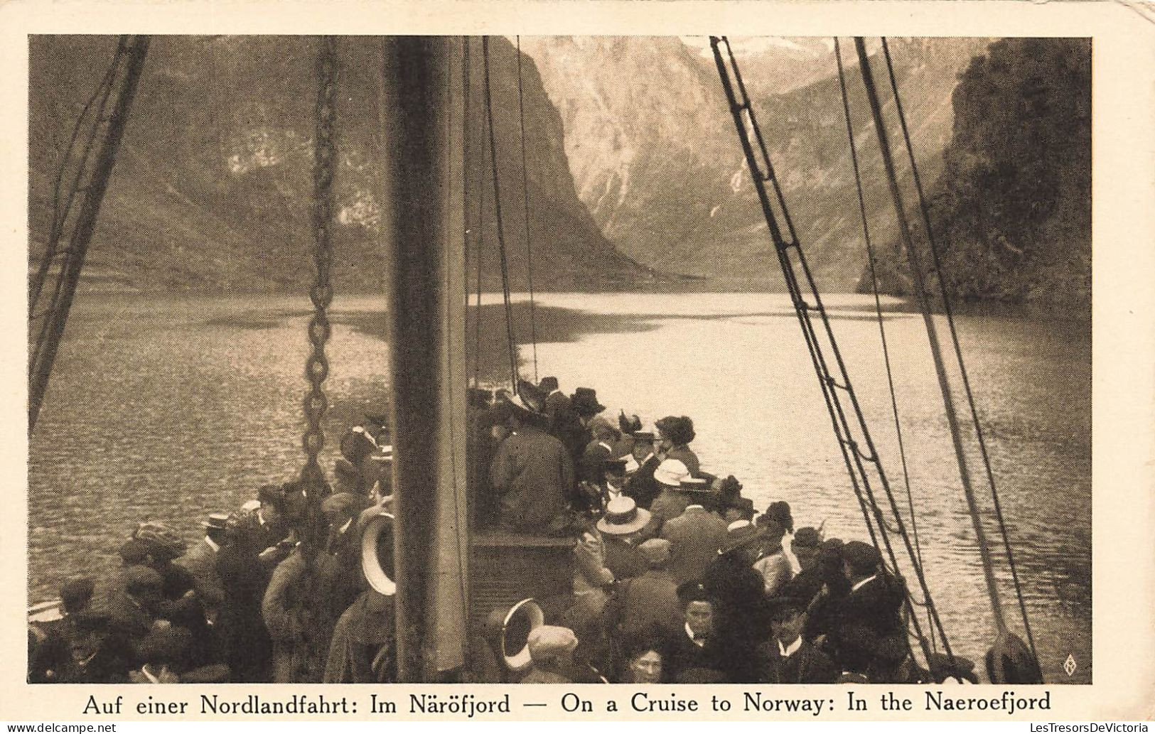 NORVÈGE - Naeroyfjord - En Croisière - Carte Postale Ancienne - Norvège