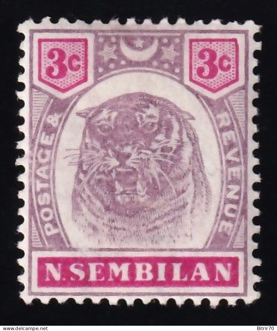 Negri Sembilan.  1896-99  Y&T. 7, MH - Negri Sembilan