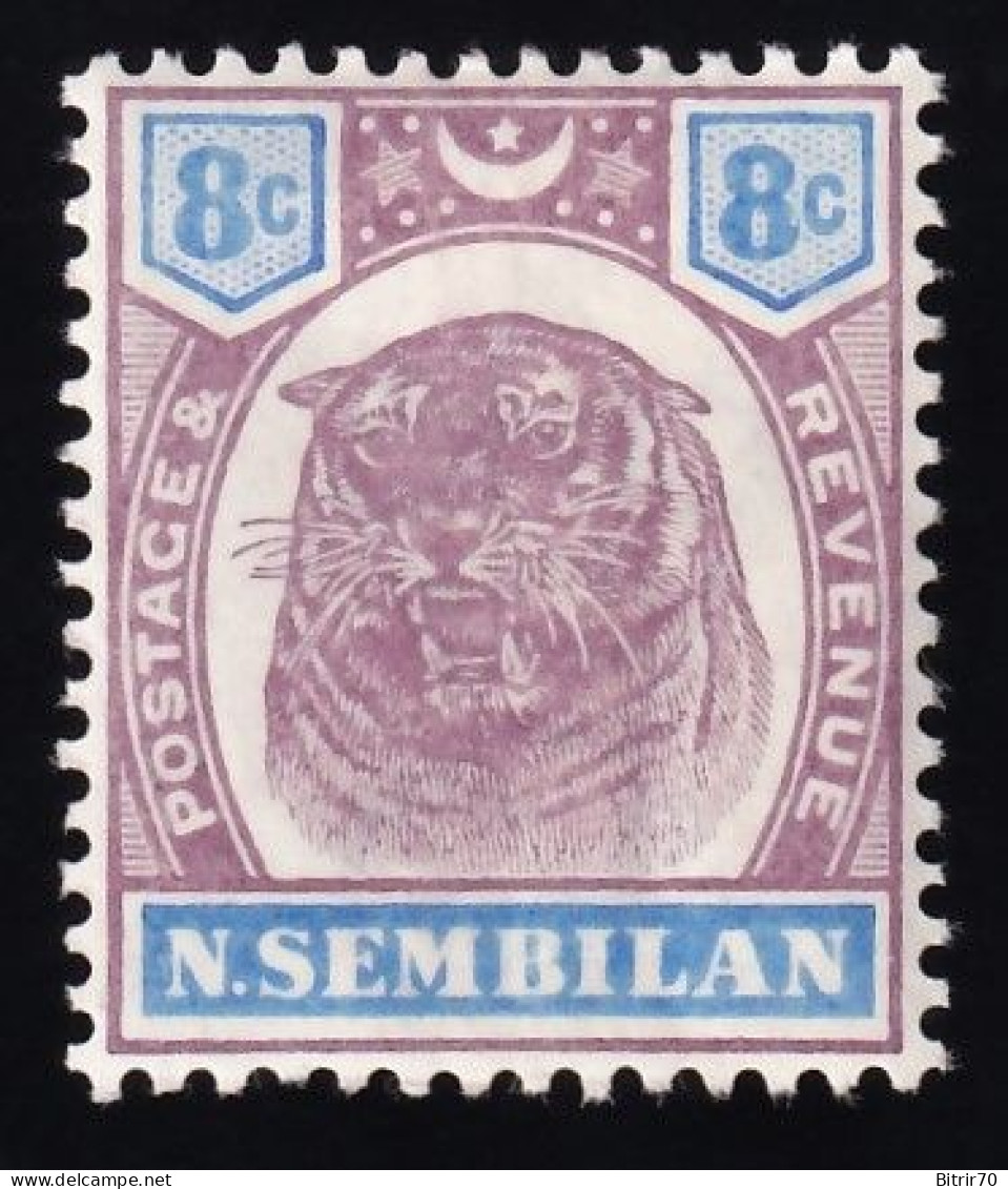 Negri Sembilan.  1896-99  Y&T. 9, MH - Negri Sembilan