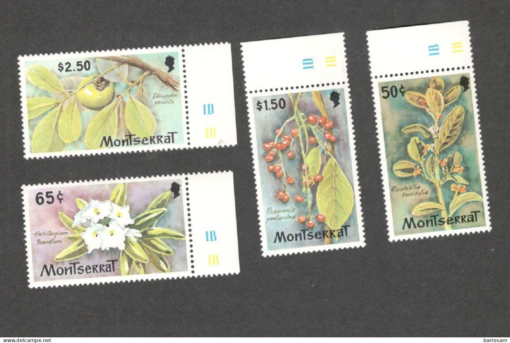 MONTSERRAT.....1982:Michel480-3mnh** - Montserrat