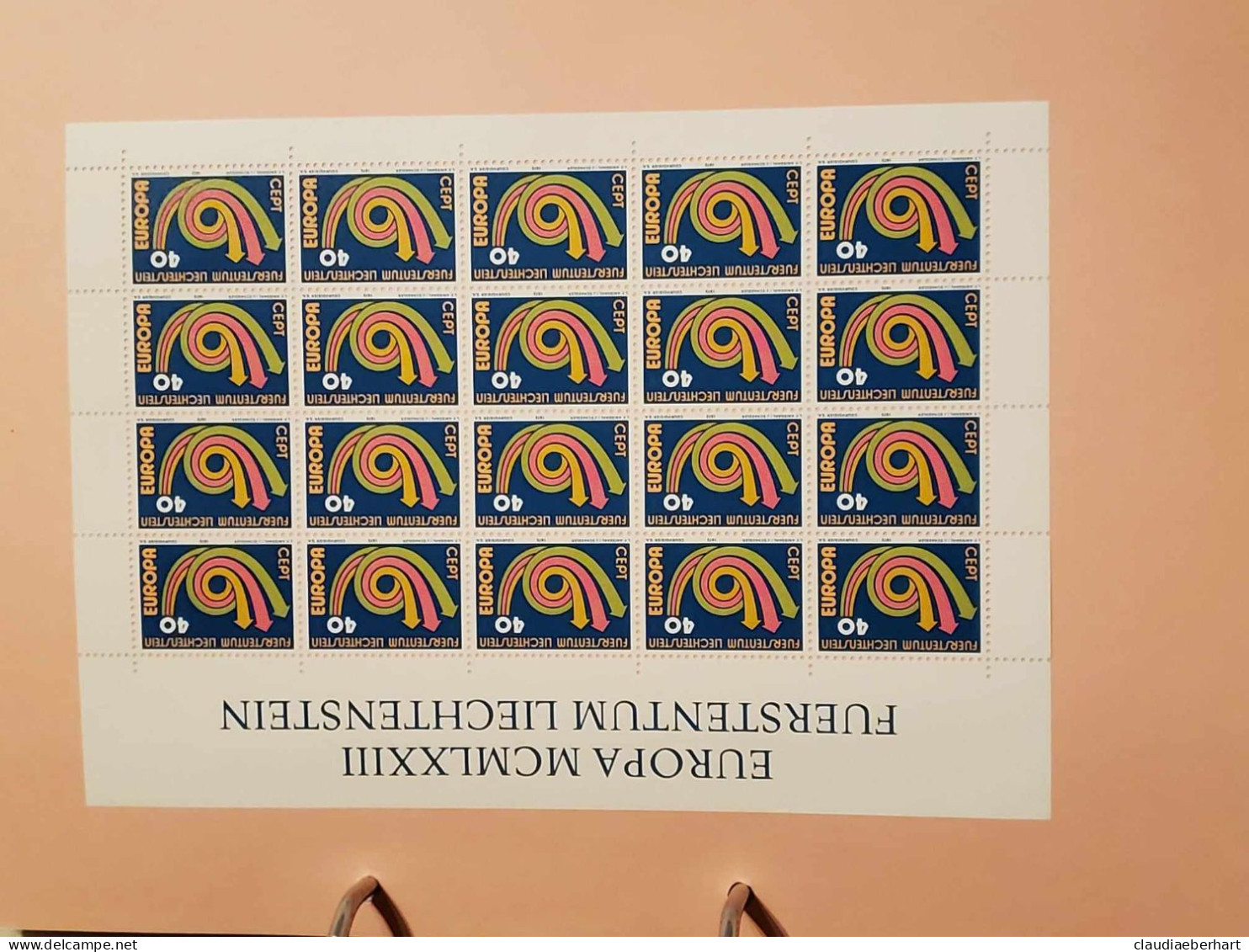 1973  Europamarken  Bogen Postfrisch Bogen Ersttagsstempel - Brieven En Documenten