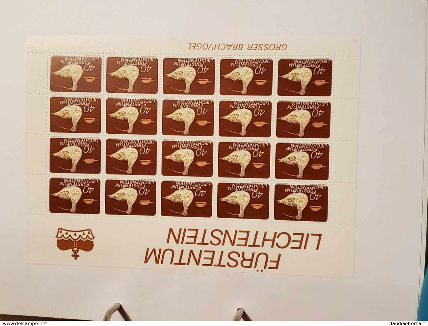 1973 Grosser Brachvogel Bogen Postfrisch Bogen Ersttagsstempel - Briefe U. Dokumente