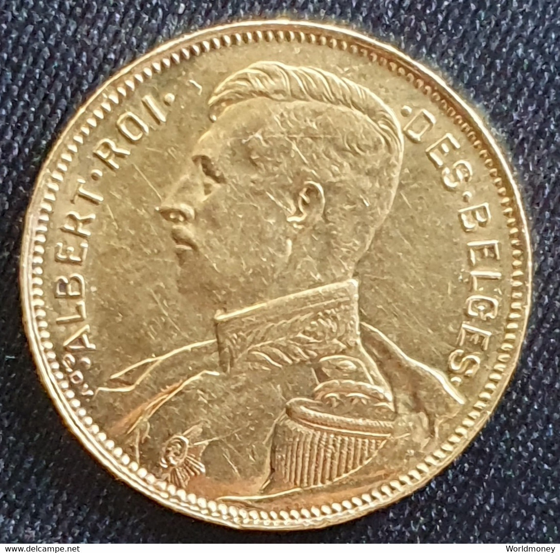 Belgium 20 Francs 1914 (Gold) - 20 Francs (gold)