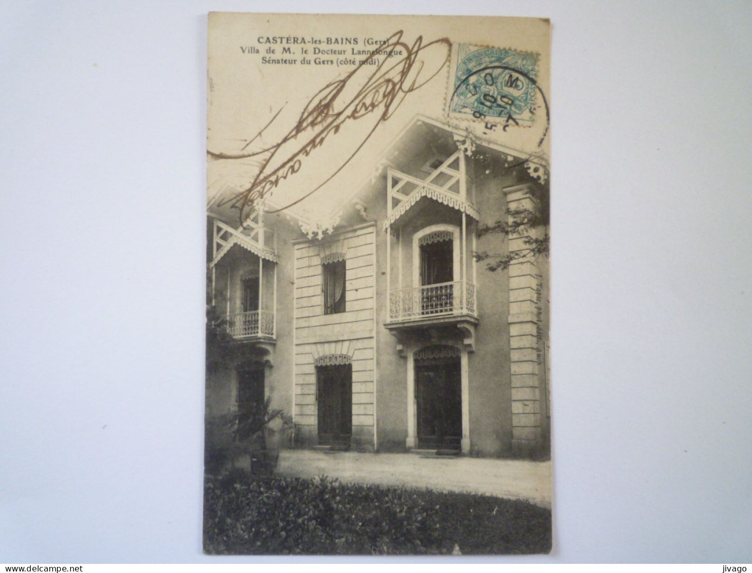 2023 - 3950  CASTERA-les-BAINS  (Gers)  :  Villa De M. Le Docteur LANNELONGUE  Sénateur Du Gers   1907   XXX - Castera