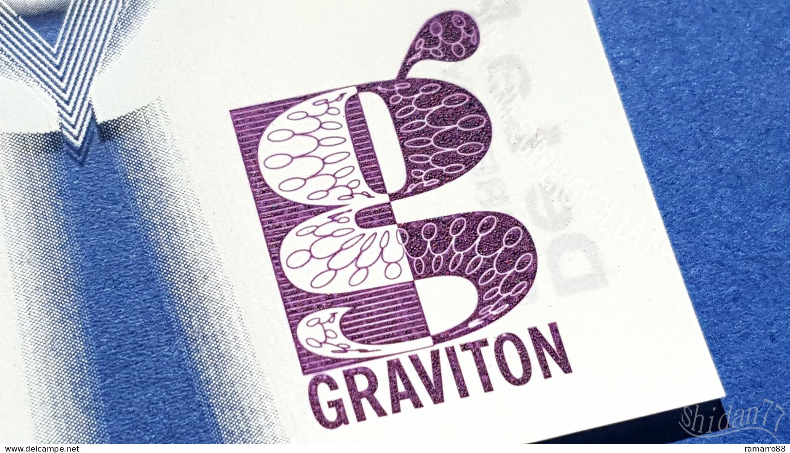 De La Rue Currency - Isaac Newton Optiks Graviton - Polymer Specimen Test Note Unc