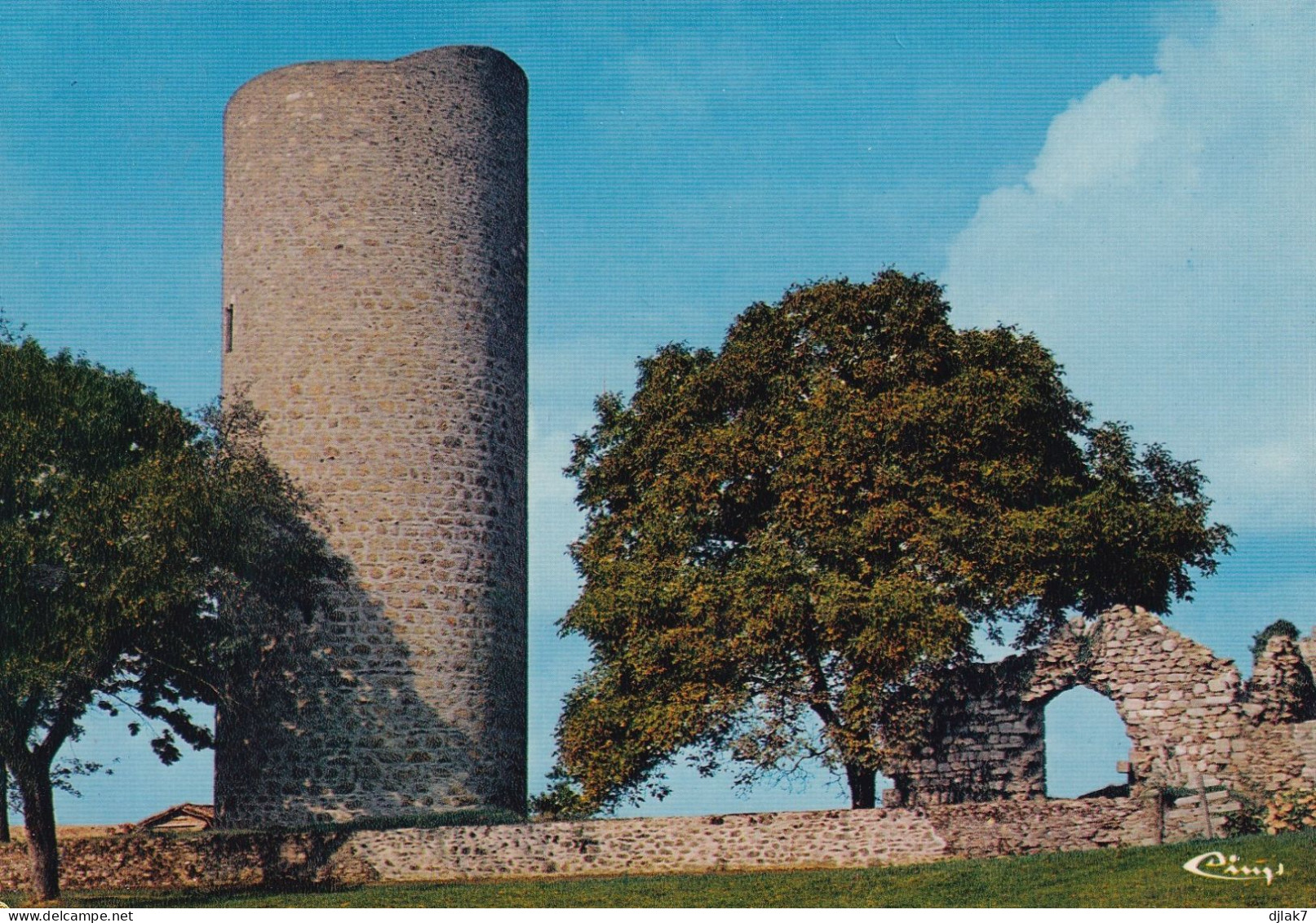 87 Ruine Du Château Fort De Châlus Chabrol - Chalus