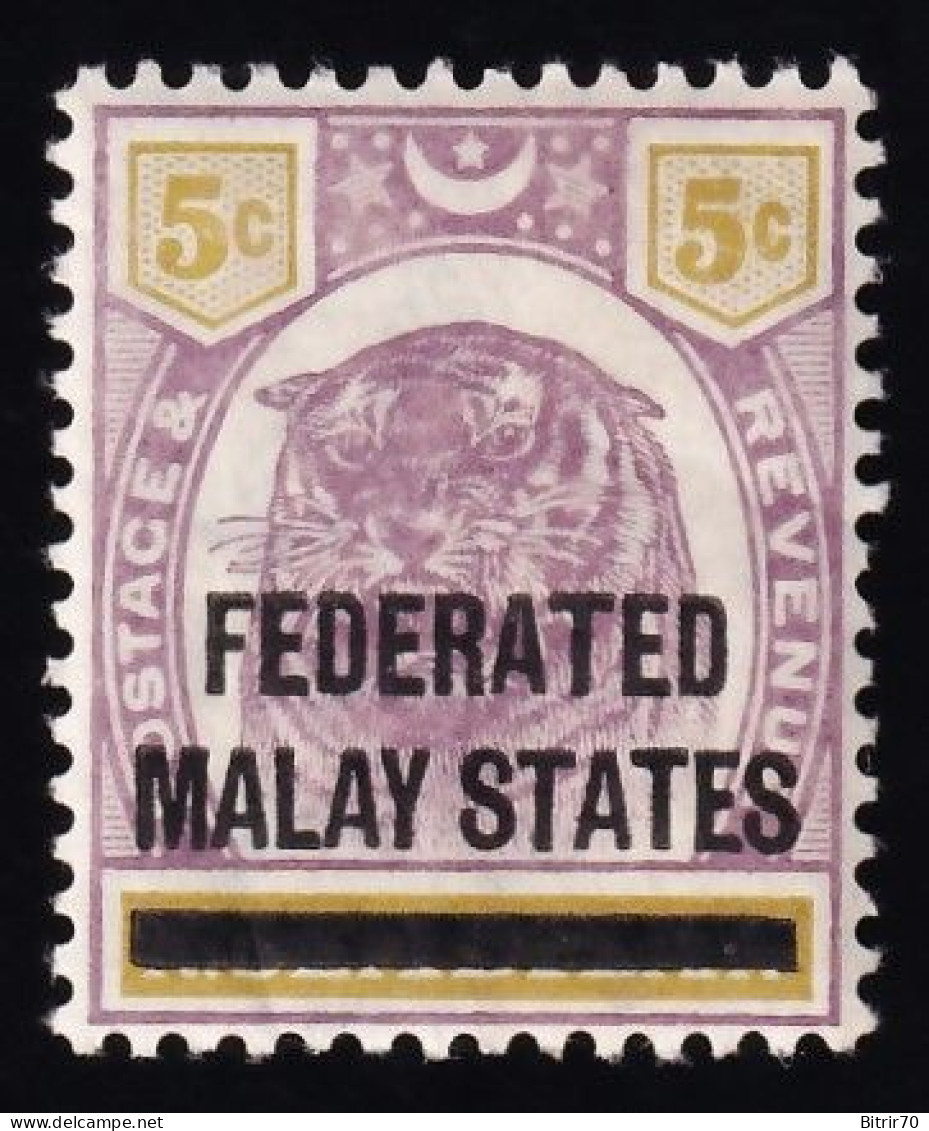 Federated Malay States, 1900 Y&T. 4, MH. - Federated Malay States