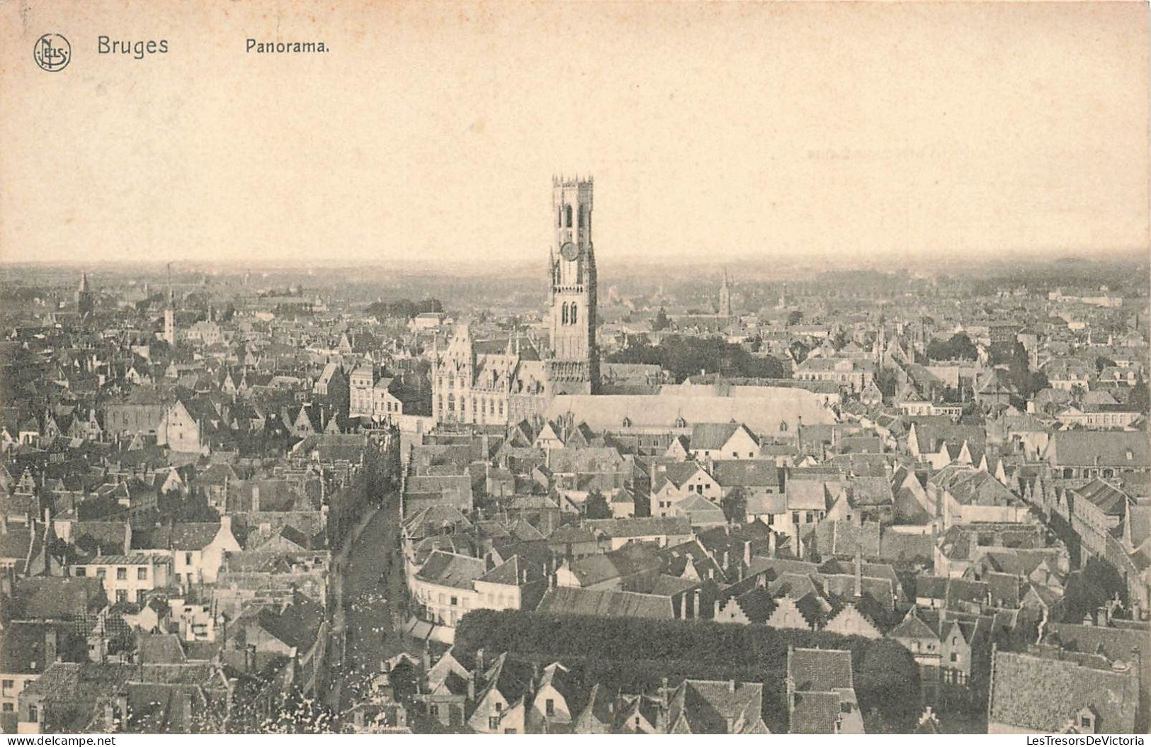 BELGIQUE - Bruges - Panorama - Carte Postale Ancienne - Brugge