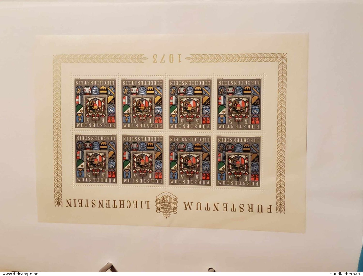 1973 Wappen Bogen Postfrisch Bogen Ersttagsstempel - Brieven En Documenten