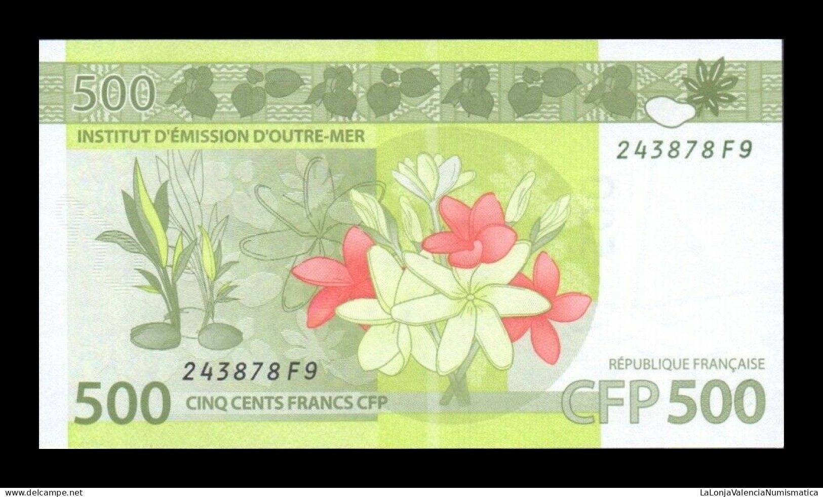 Territorios Franceses Del Pacífico French Pacific Territories 500 Francs 2014 (2020) Pick 5b Sc- AUnc - Frans Pacific Gebieden (1992-...)