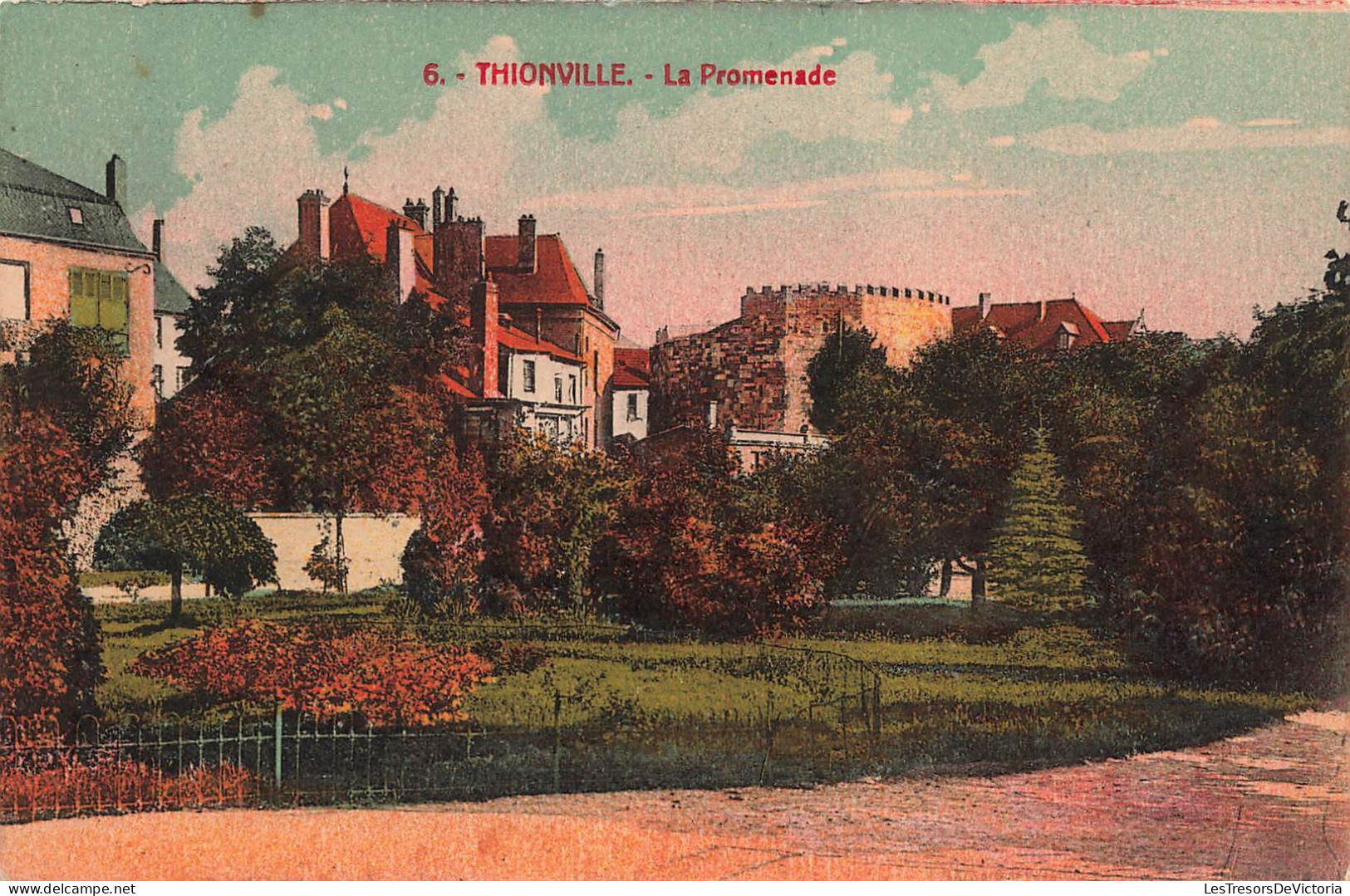 FRANCE - Thionville - La Promenande - Colorisé - Carte Postale Ancienne - Thionville