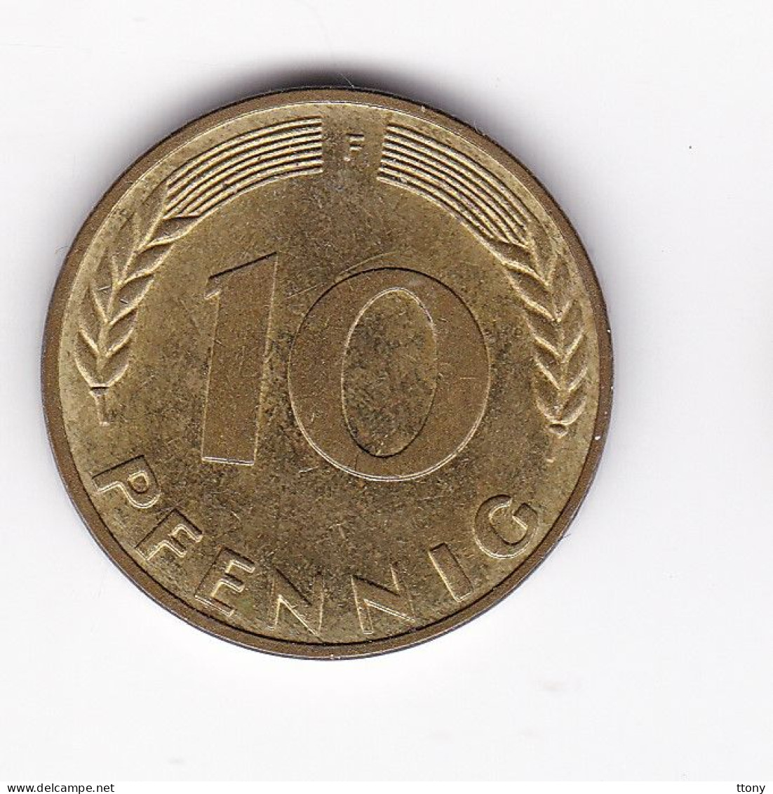 Une Pièce Monnaie  Allemagne  10 Pfennig  Année 1972  Frappe  F - 10 Pfennig