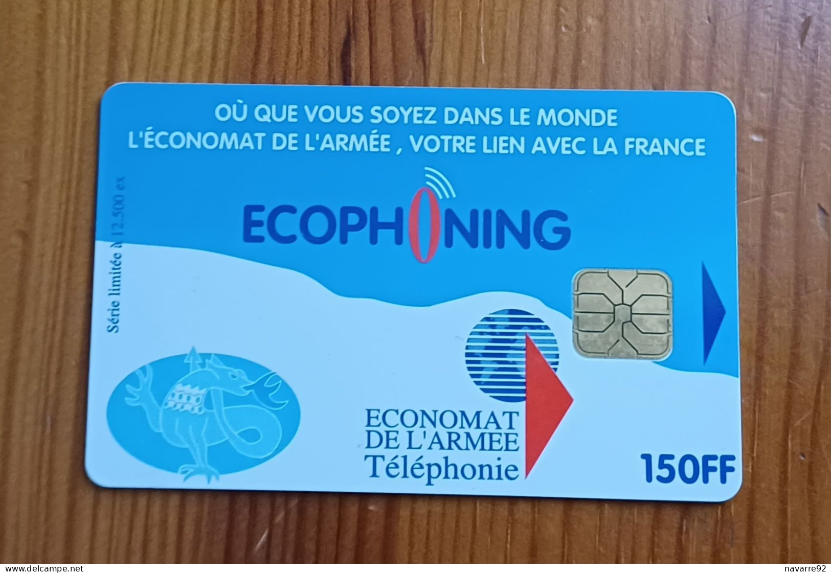 JOLIE CARTE A PUCE ECOPHONING B.E !!! -  Schede Ad Uso Militare