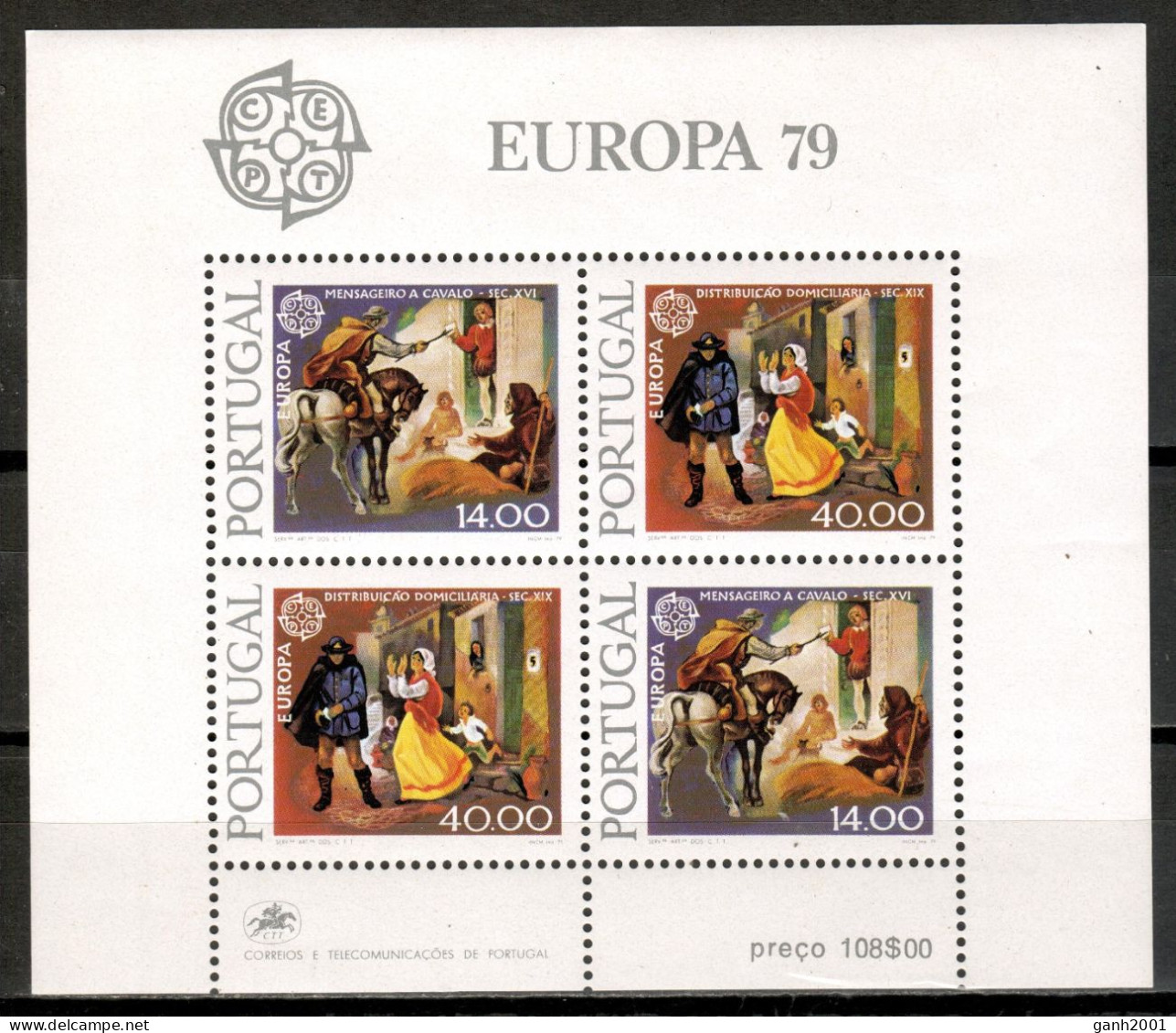 Portugal 1979 / Europa CEPT Postal History MNH Historia Postal Postgeschichte / Lg00  10-22 - 1979