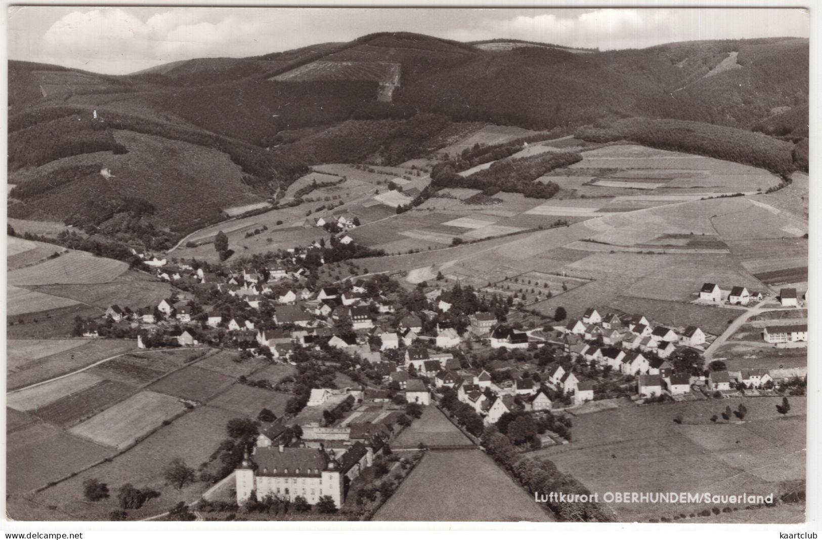 Luftkurort Oberhundem / Sauerland -  (Deutschland) -1967 - Luftaufnahme - Lennestadt