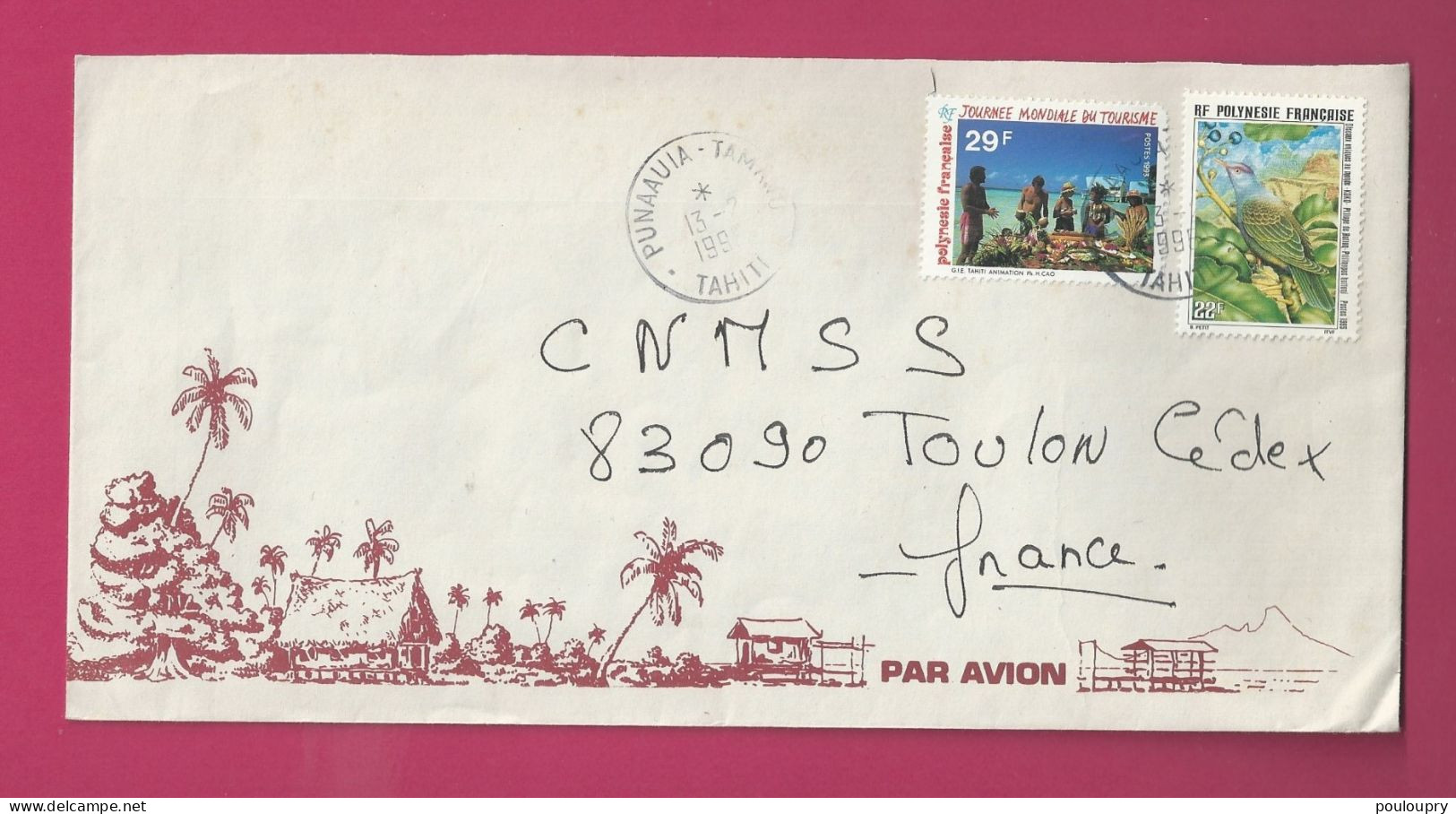 Lettre De 196 Pour La France - YT N° 479 Et 480C - Oiseau - Pilote De Hutton - Briefe U. Dokumente
