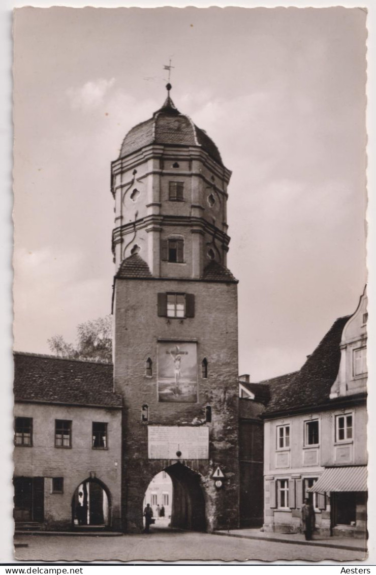 Aichach; Oberes Tor - Nicht Gelaufen. (Kunstverlag Tschernich) - Aichach