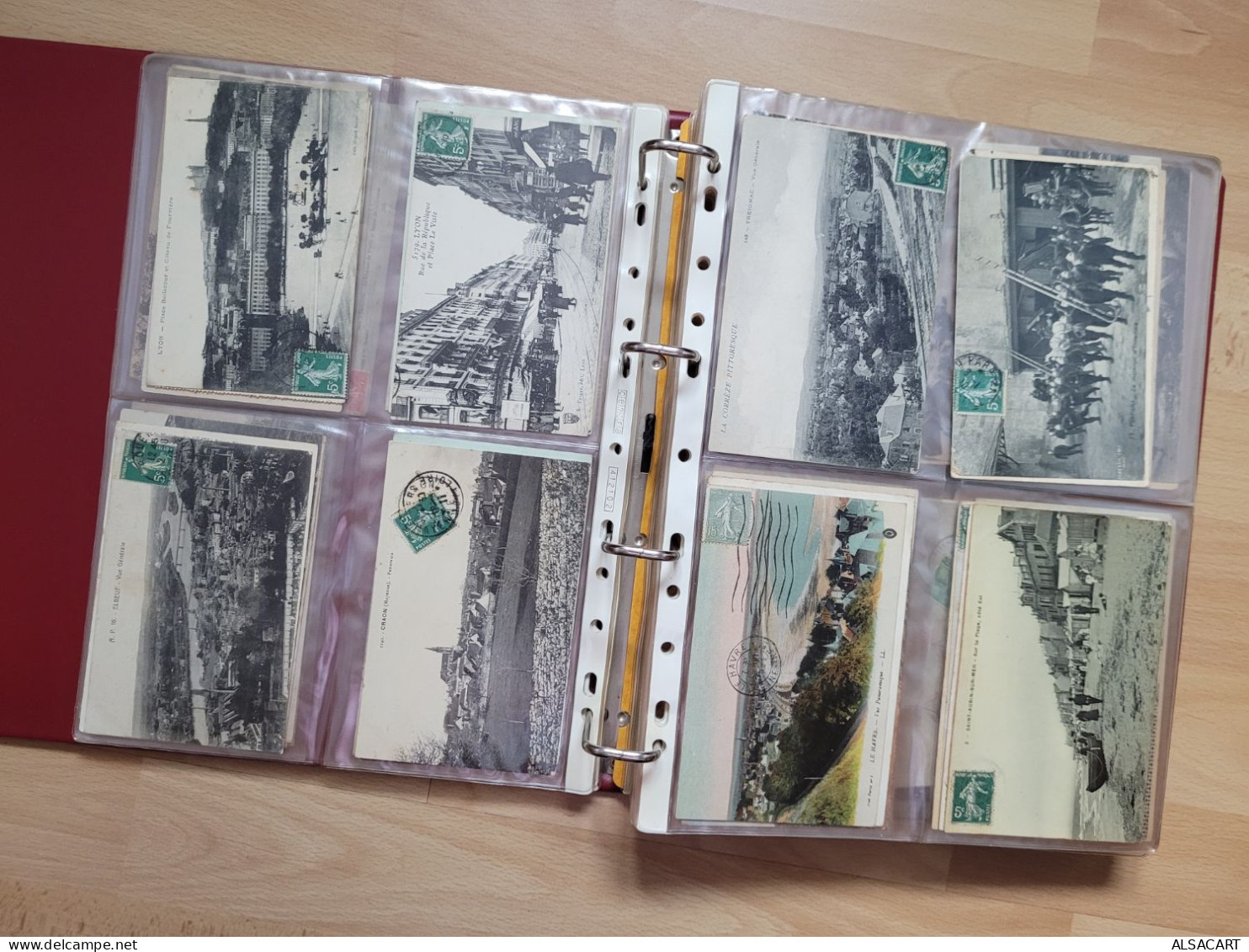 Album Avec Environs 450 Cartes France , Afrique Et Divers , Beaucoup Circulés, Souvent Meme Provenace - 100 - 499 Postcards