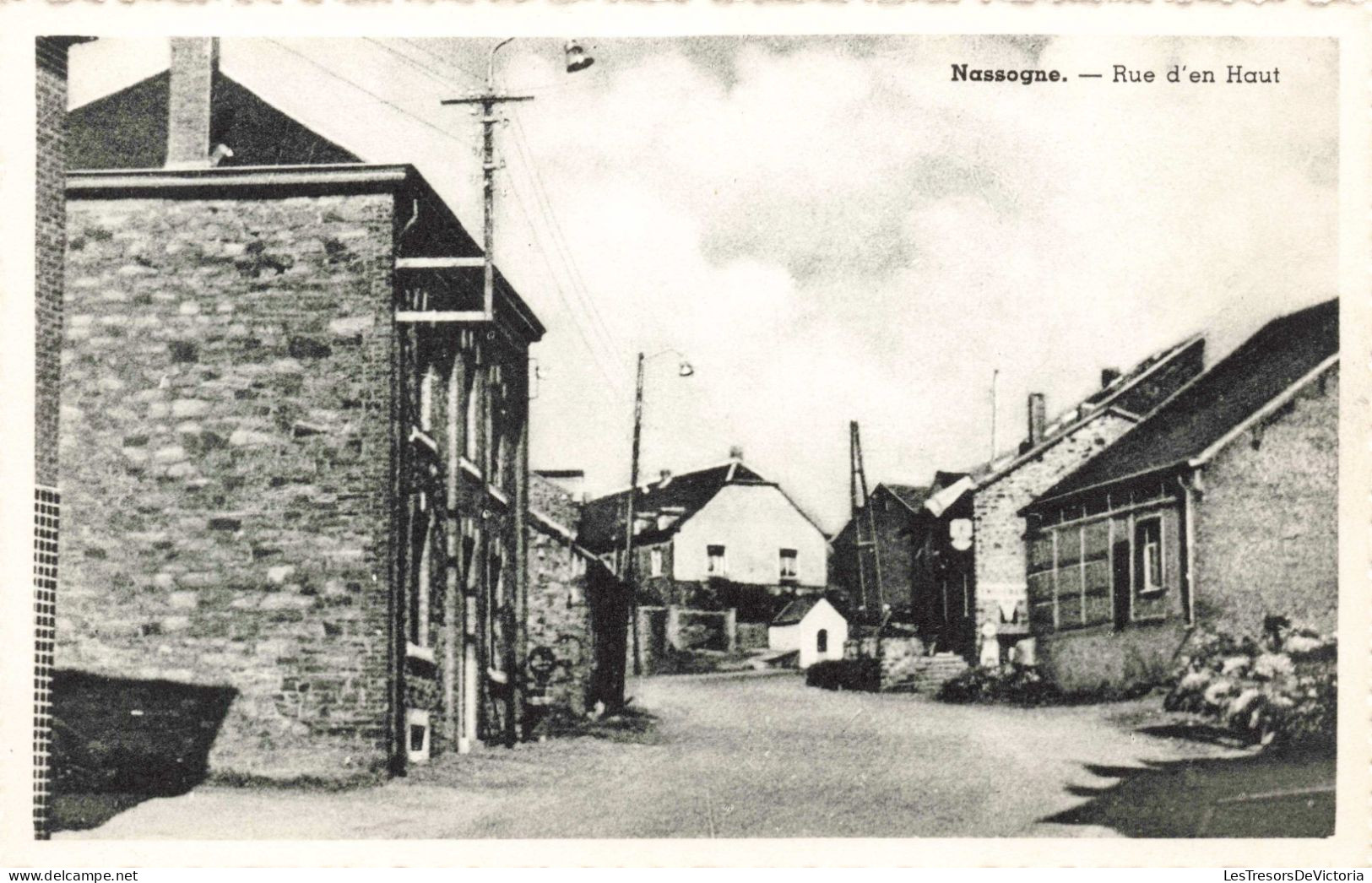 BELGIQUE - Nassogne - Rue D'en Haut - Carte Postale Ancienne - Nassogne