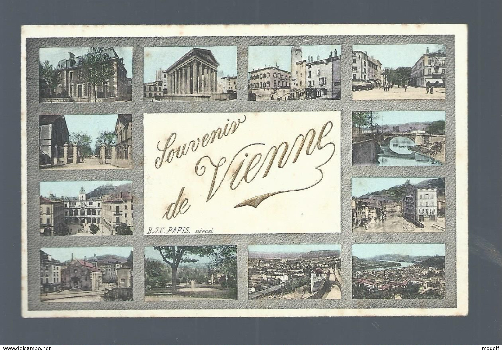 CPA - 38 - Souvenir De Vienne - Multi-Vues (12 Vues Colorisées) - NC - Saluti Da.../ Gruss Aus...