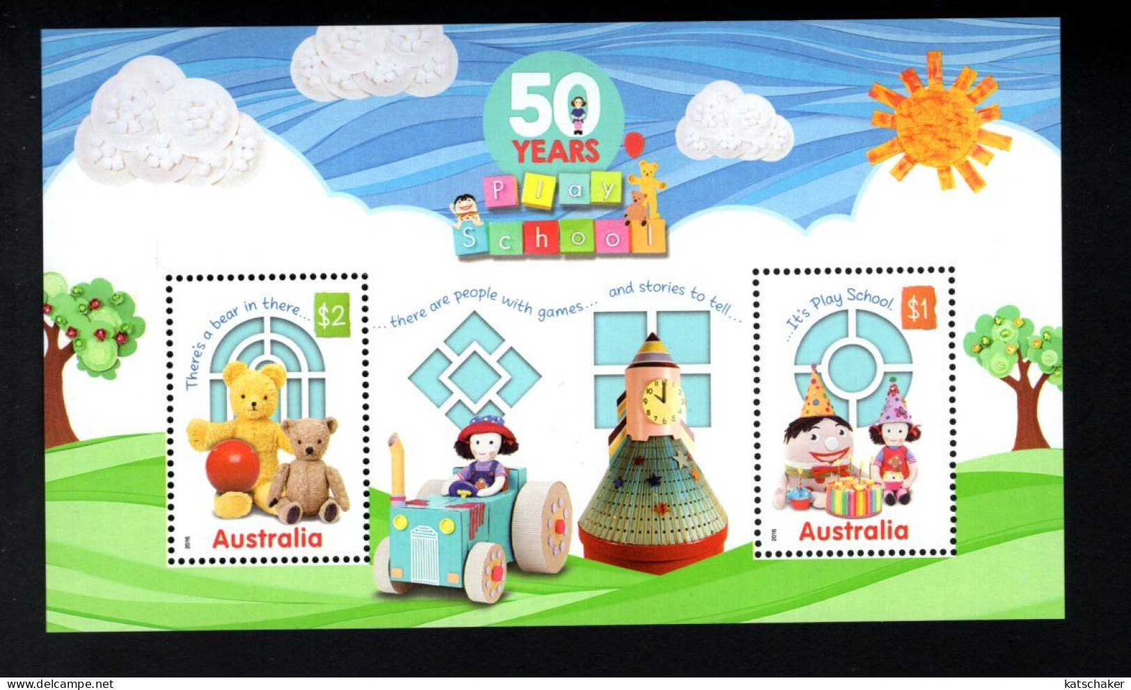 1924780275 2016 SCOTT 4508A (XX)  POSTFRIS  MINT NEVER HINGED - PLAY SCHOOL CHILDREN'S TELEVISION PROGRAM - 50TH ANNIV - Mint Stamps