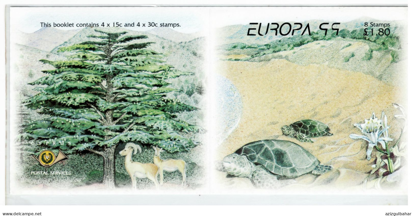 CYPRUS STAMPS - EUROPA - UMM - 1999 BOOKLET - 1999