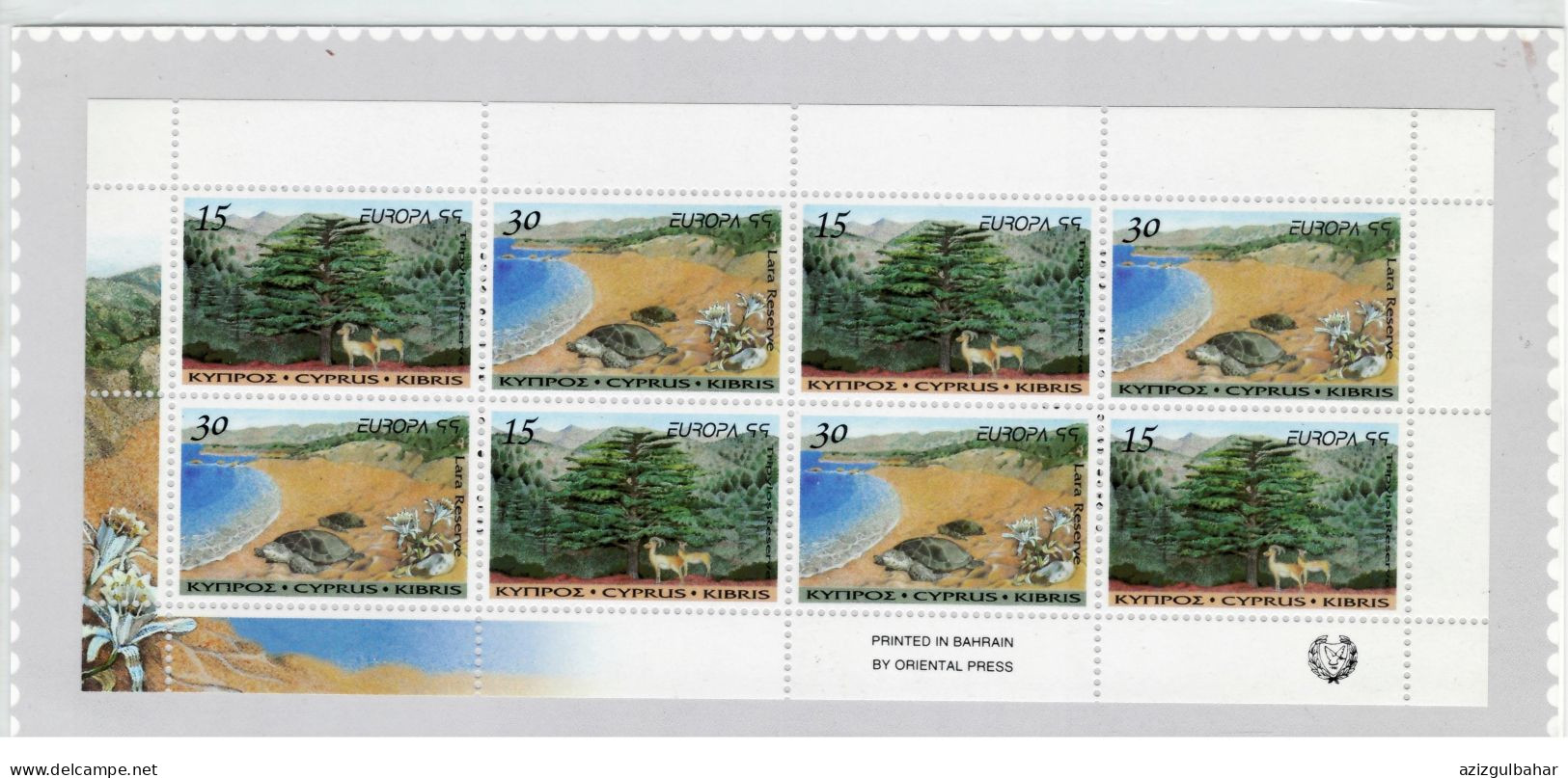 CYPRUS STAMPS - EUROPA - UMM - 1999 BOOKLET - 1999