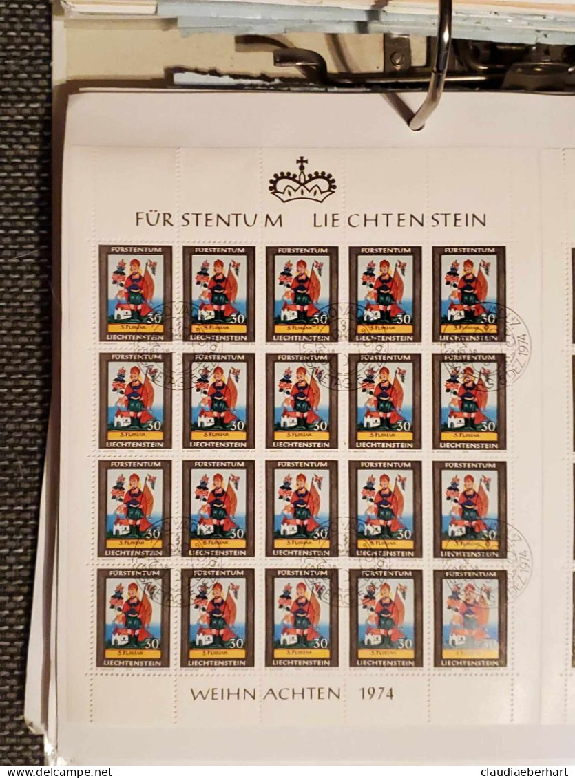 1974 St.Florian Bogen Postfrisch Bogen Ersttagsstempel - Storia Postale