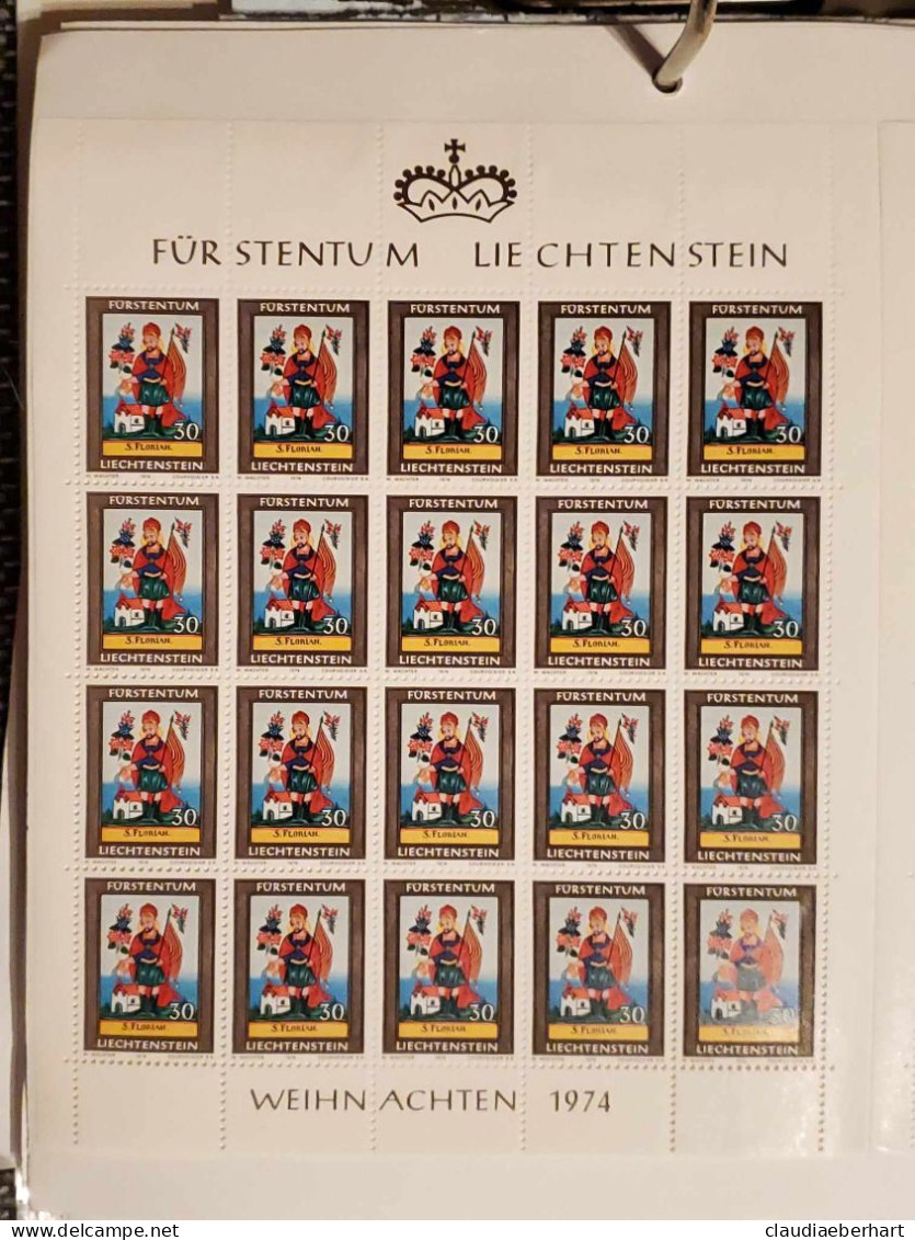 1974 St.Florian Bogen Postfrisch Bogen Ersttagsstempel - Lettres & Documents