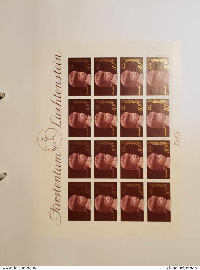 1975 Prinz Maximilian Bogen Postfrisch Bogen Ersttagsstempel - Brieven En Documenten