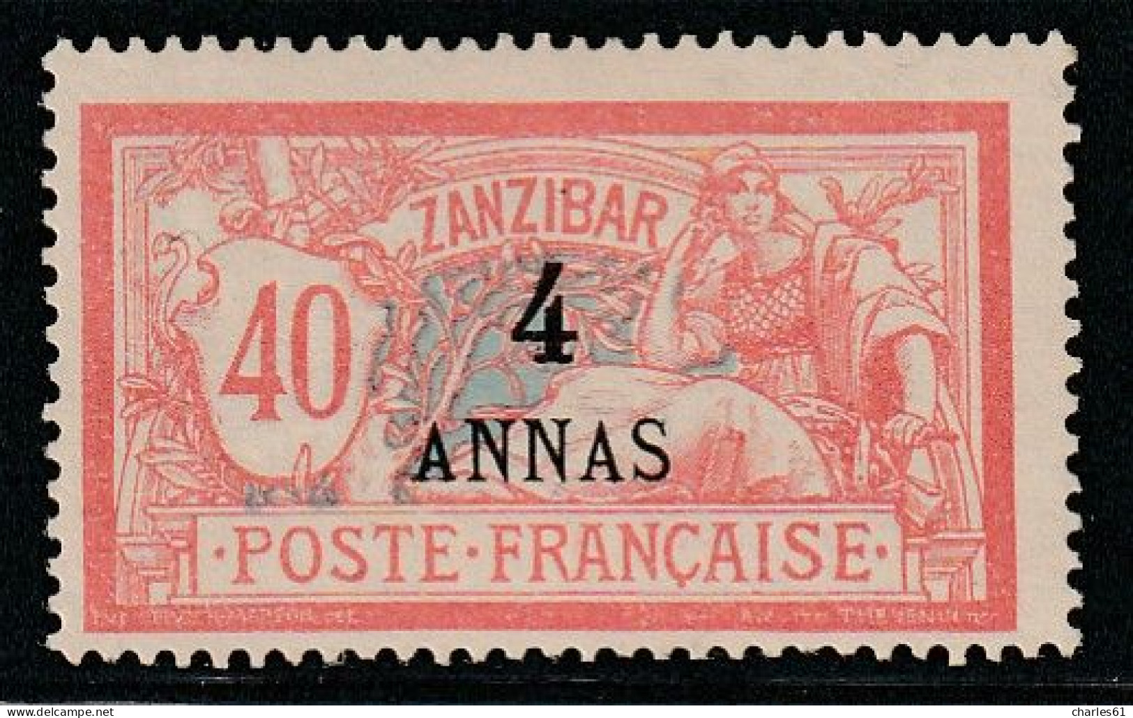 ZANZIBAR - N°53 Nsg (1902-03) - Ungebraucht