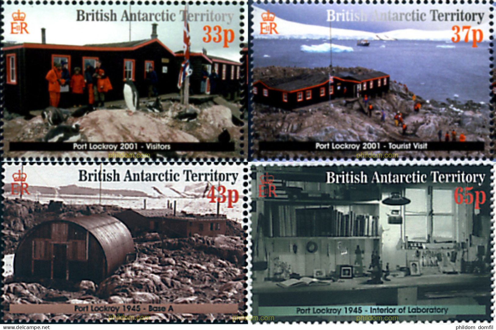 86134 MNH ANTARTIDA BRITANICA 2001 BASE DE PORT LOCKROY - Neufs