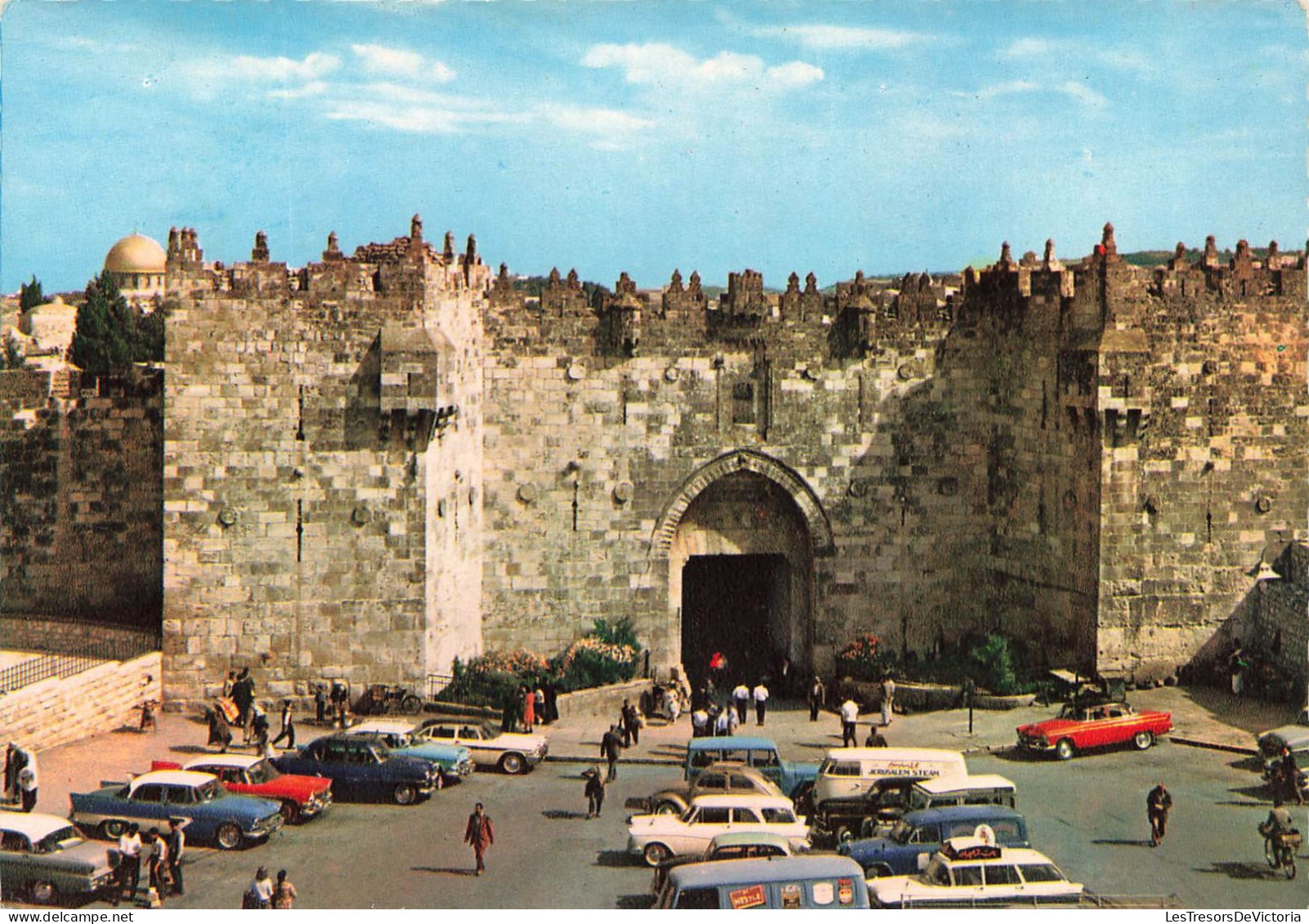 ISRAEL - Jérusalem - Vue Sur La Porte De Damas - Colorisé - Carte Postale - Israel