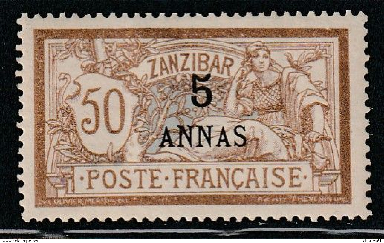 ZANZIBAR - N°54 Nsg (1902-03) - Ungebraucht