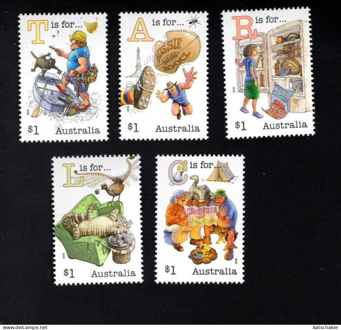 1924788630 2016 SCOTT 4520 - 4524 (XX)  POSTFRIS  MINT NEVER HINGED - ITEMS STARTING WITH THE SAME LETTER - Nuevos