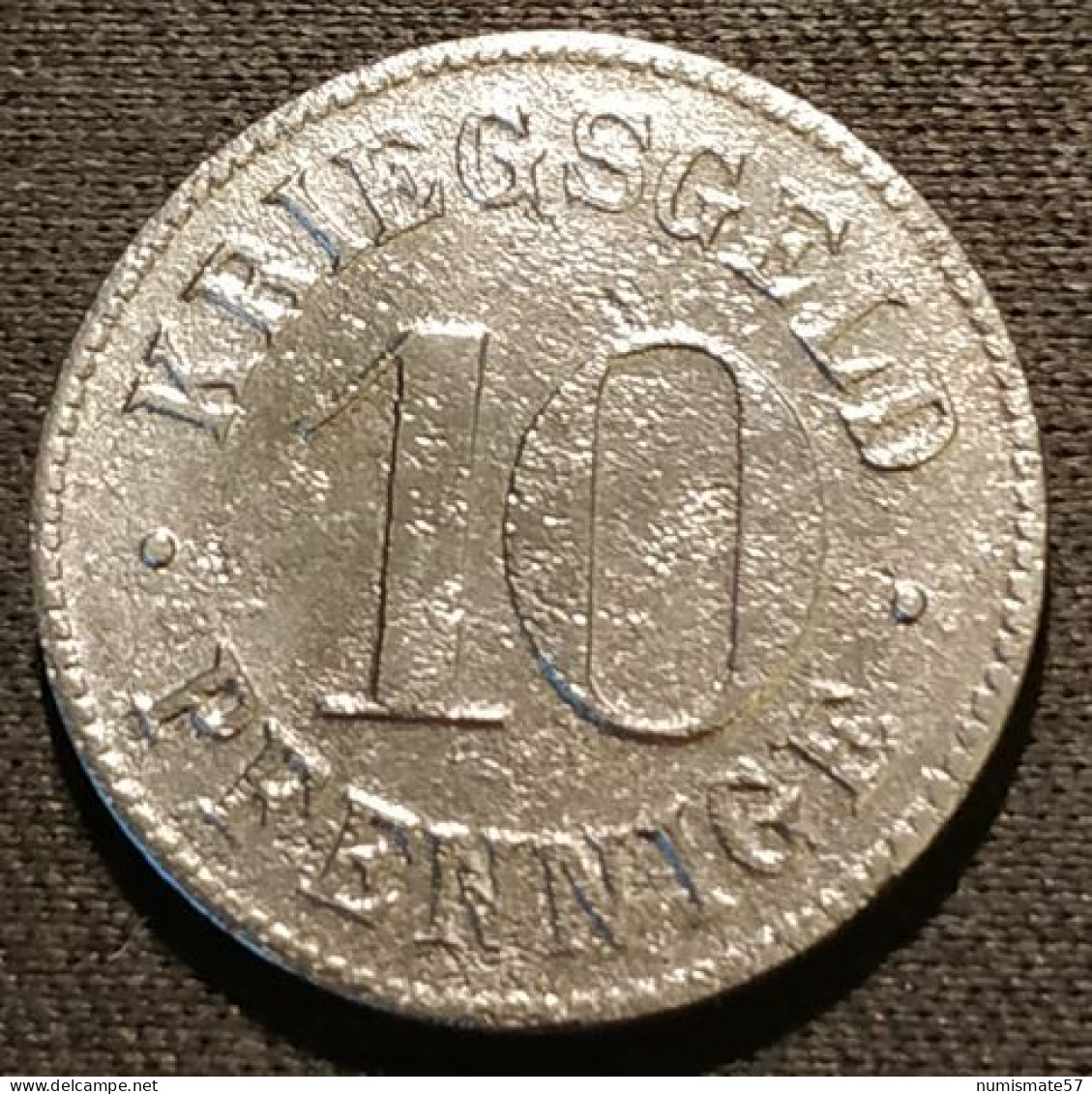 ALLEMAGNE - GERMANY - 10 Pfennig Heidelberg ( 1919 - 1920 ) - Funck# 203.3 - ( KRIEGSGELD ) - Noodgeld