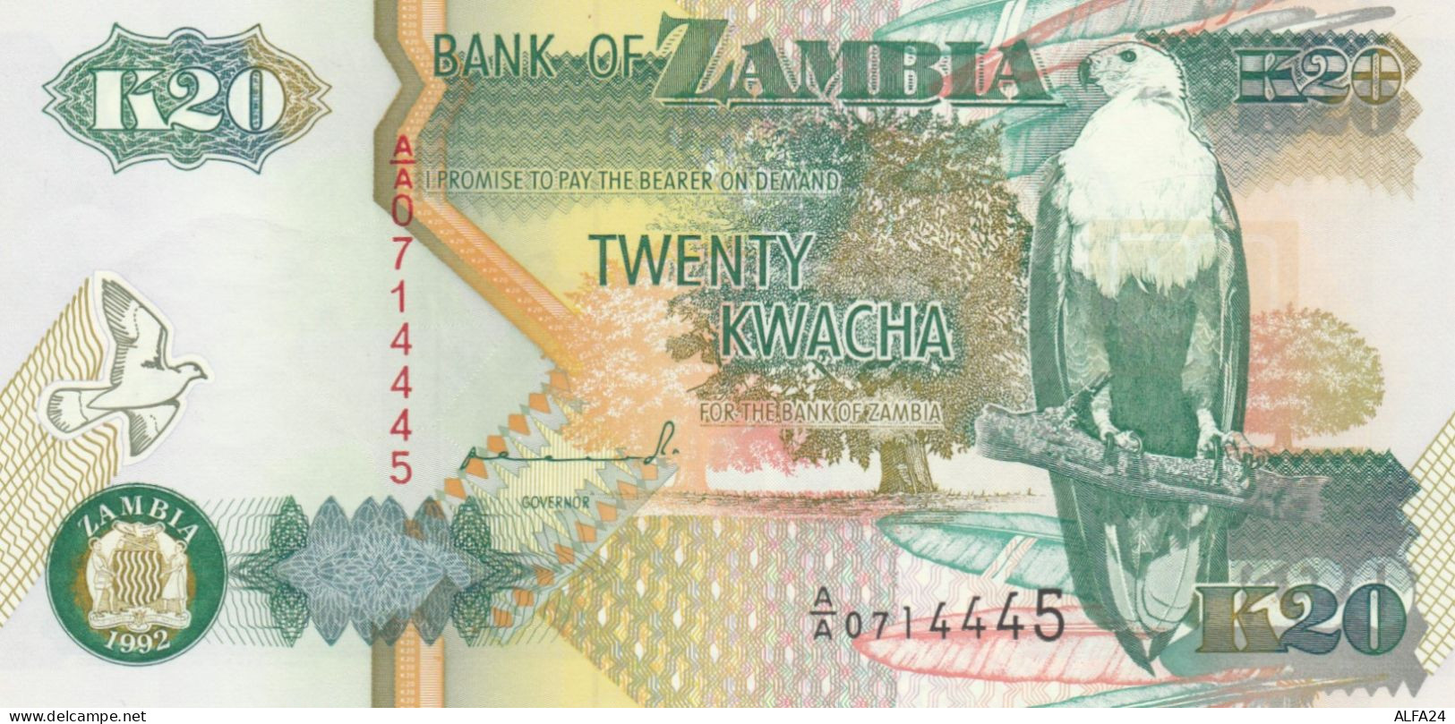BANCONOTA ZAMBIA 20 (HB555 - Zambie