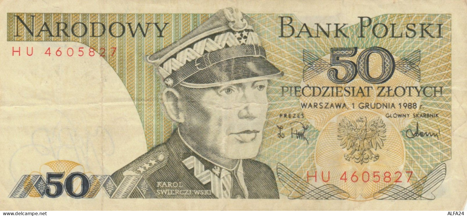 BANCONOTA POLONIA 50 VF (HB798 - Pologne