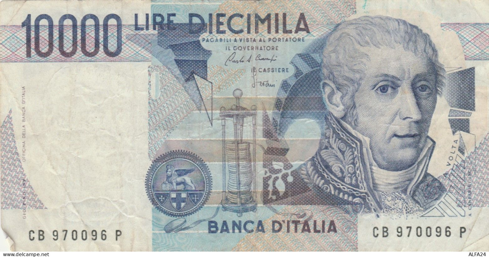 BANCONOTA L.10000 ITALIA VF (HB460 - 10000 Lire