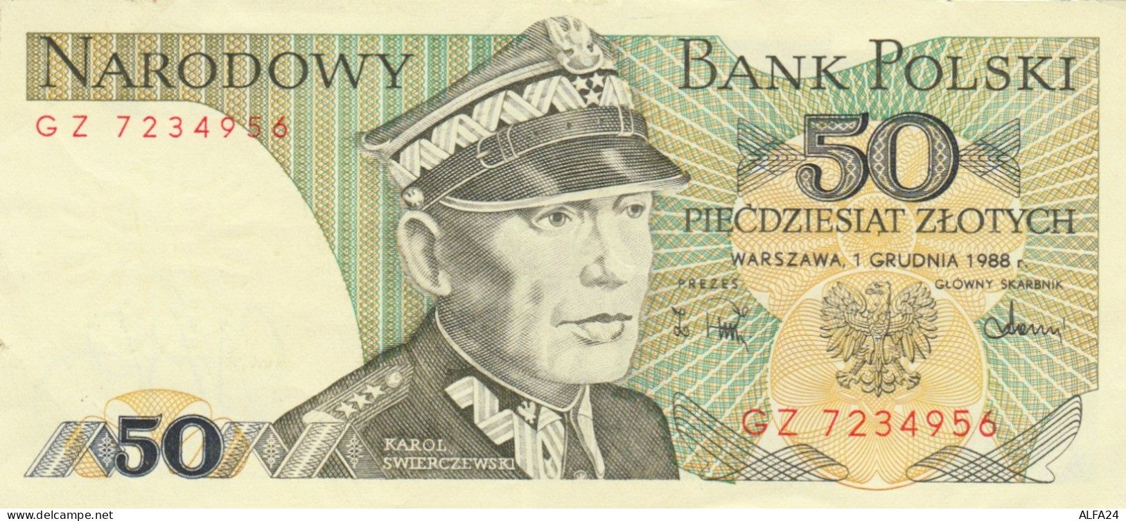 BANCONOTA POLONIA 50 AUNC (HB377 - Pologne