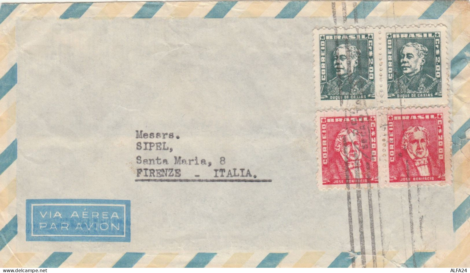 LETTERA BRASILE DIRETTA ITALIA (HB210 - Lettres & Documents