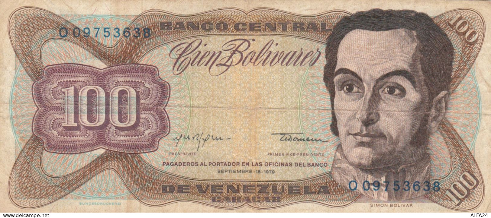 BANCONOTA VENEZUELA 100 XF (HB762 - Venezuela